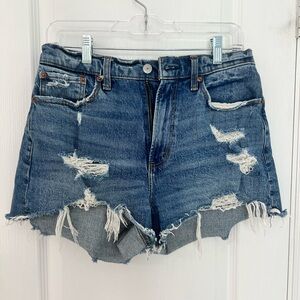 Abercrombie & Fitch high rise mom short size 8 curve love